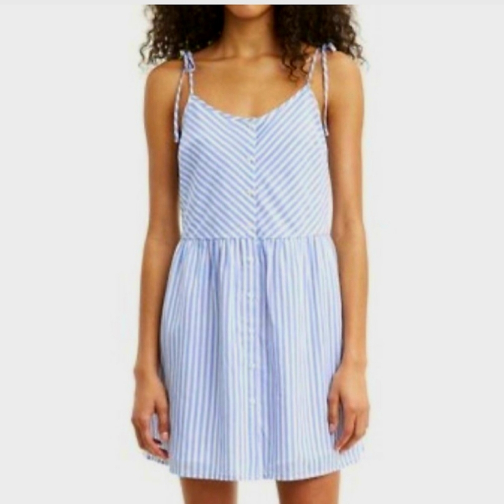 NWT Levi's Blue & White Striped Sundress, Size Medium